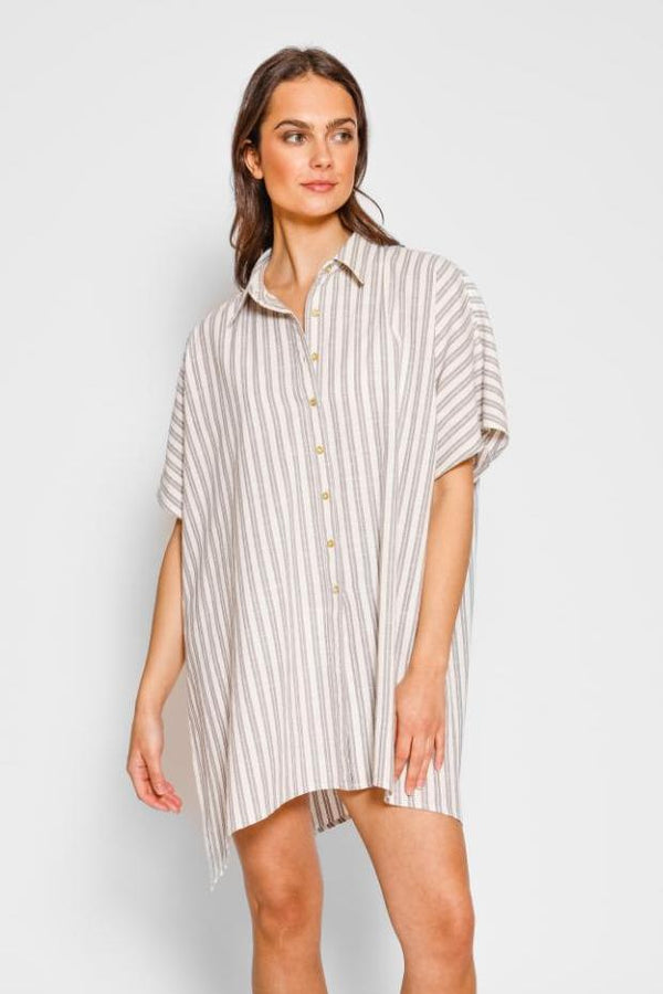 Koy Resort Casablanca Big Shirt Cover Up